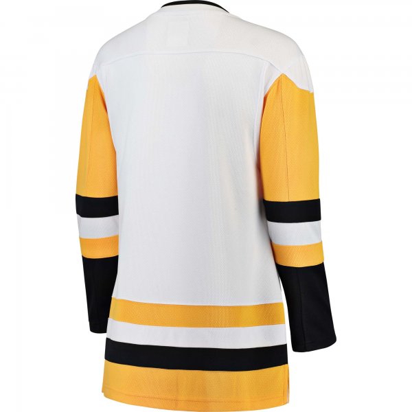 Women's Pittsburgh Penguins Fanatics White Away Breakaway Jersey