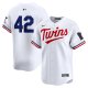 Men's Minnesota Twins  Nike White 2024 Jackie Robinson Day Home Limited Jersey