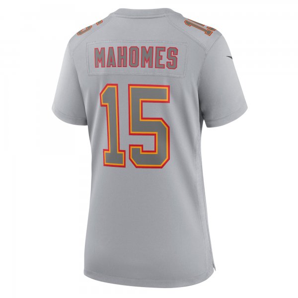 Women's Kansas City Chiefs Patrick Mahomes Nike Gray Super Bowl LVIII Atmosphere Fashion Game Jersey