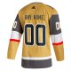 Men's Vegas Golden Knights adidas Gold Home Custom Jersey