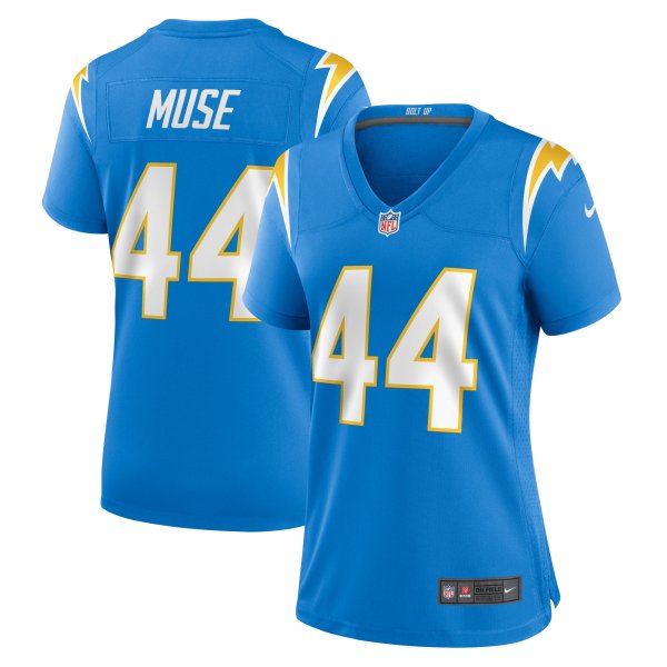 Women's Los Angeles Chargers Tanner Muse Nike  Powder Blue Team Game Jersey