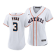 Women's Houston Astros #3 Jeremy Pena Nike Home Cool Base Player White Jersey