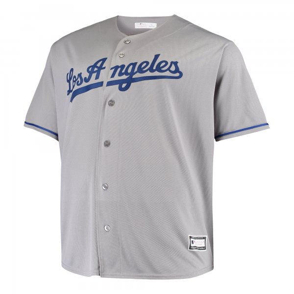 Men's Los Angeles Dodgers Mookie Betts Gray Big & Tall Replica Player Jersey