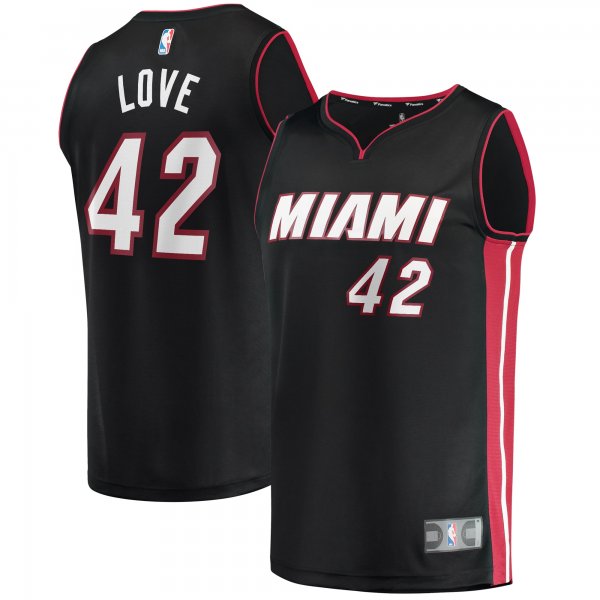 Youth Miami Heat Kevin Love Fanatics Black Fast Break Player Jersey - Icon Edition