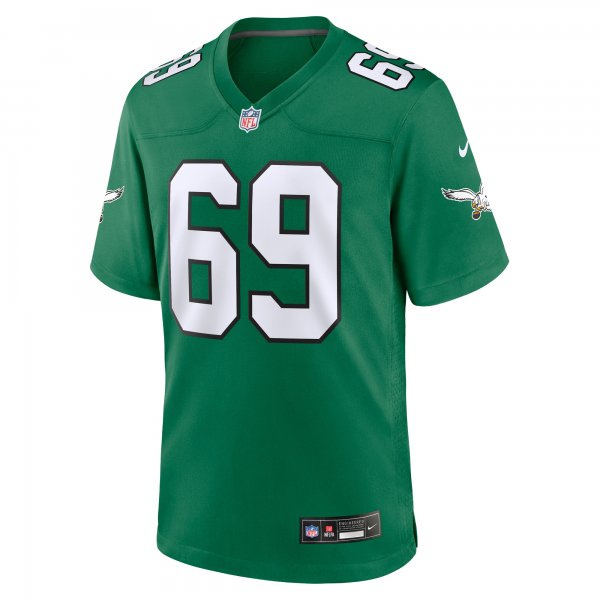 Men's Philadelphia Eagles Landon Dickerson Nike Kelly Green Alternate Game Jersey