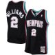 Men's Memphis Grizzlies Jason Williams Mitchell & Ness Black 2001/02 Hardwood Classics Swingman Jersey