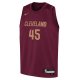 Youth Cleveland Cavaliers Donovan Mitchell Nike Wine Swingman Jersey - Icon Edition