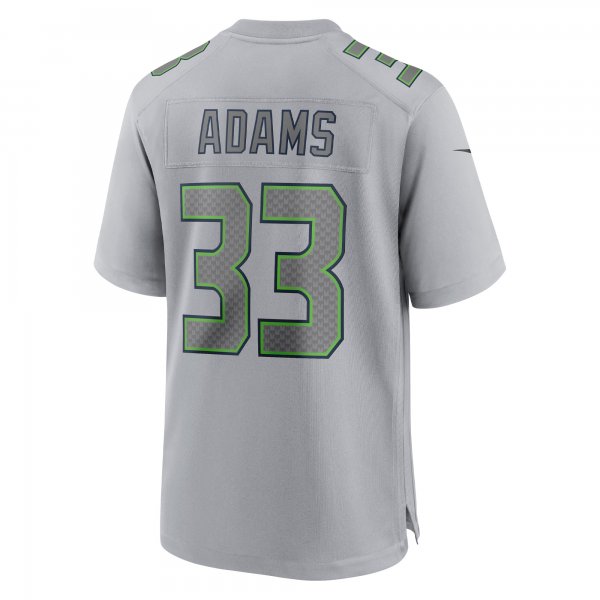 Men's Seattle Seahawks Jamal Adams Nike Gray Atmosphere Fashion Game Jersey