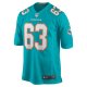 Men's Miami Dolphins Michael Deiter Nike Aqua Game Jersey