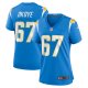 Women's Los Angeles Chargers CJ Okoye Nike  Powder Blue Team Game Jersey