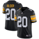 Men's Nike Steelers #20 Rocky Bleier Black Alternate Stitched NFL Vapor Untouchable Limited Jersey