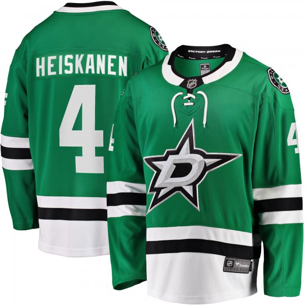 Men's Dallas Stars Miro Heiskanen Fanatics Kelly Green Team Color Breakaway Player Jersey