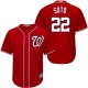 Washington Nationals #22 Juan Soto Red Cool Base Stitched Youth MLB Jersey