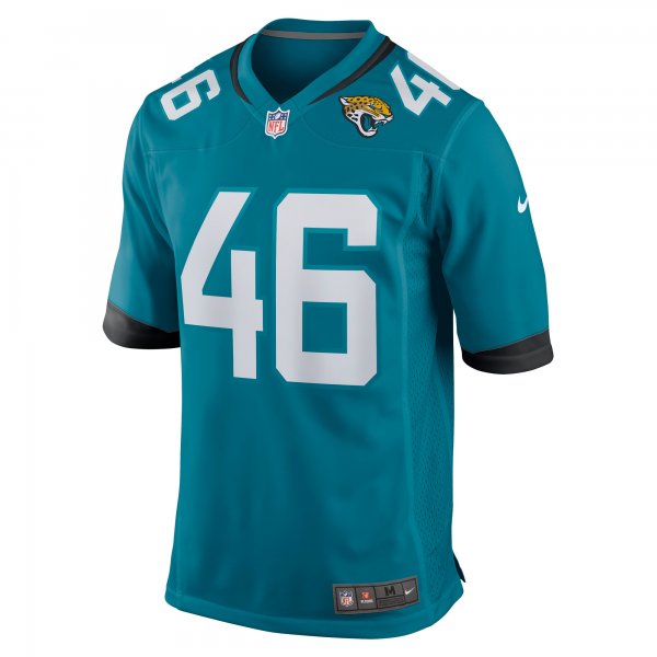 Men's Jacksonville Jaguars Ross Matiscik Nike Teal Game Jersey