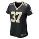 Women's New Orleans Saints Jordan Mims Nike  Black Team Game Jersey