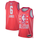 Men's 2022 All-Star #6 Lebron James Maroon Stitched Basketball Jersey