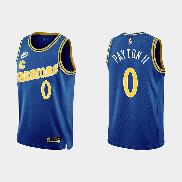 Men's Golden State Warriors Gary Payton II #0 2022-23 Classic Edition Royal NBA Jersey