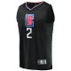 Youth LA Clippers Kawhi Leonard Fanatics Black Fast Break Player Jersey - Statement Edition