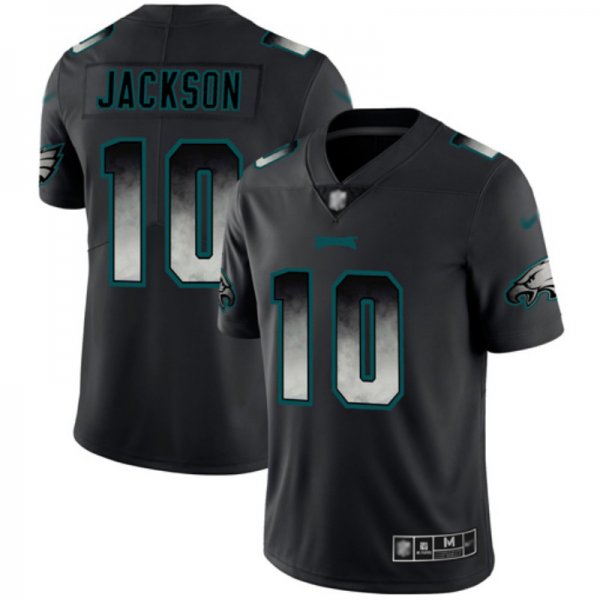 Philadelphia Eagles #10 DeSean Jackson Black Men's Stitched NFL Vapor Untouchable Limited Smoke Fashion Jersey