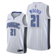 Men's Nike Orlando Magic #21 Franz Wagner Association Edition White Jersey