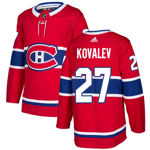 Adidas Montreal Canadiens #27 Alexei Kovalev Red Home Stitched NHL Jersey