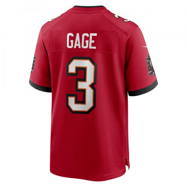 Men's Tampa Bay Buccaneers Russell Gage Nike  Red  Game Jersey