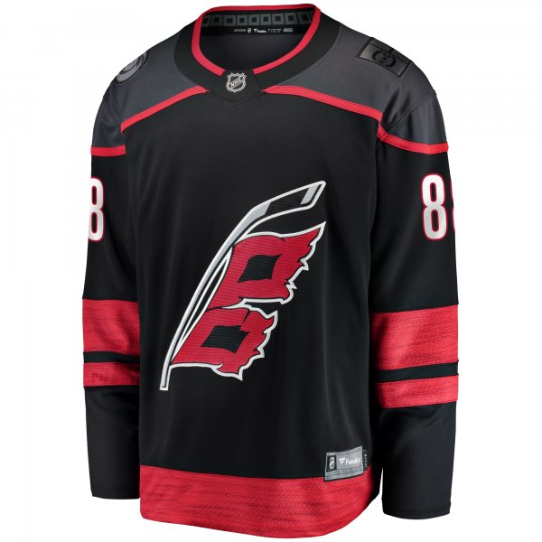 Men's Carolina Hurricanes Martin Necas Fanatics Black Home Breakaway Jersey