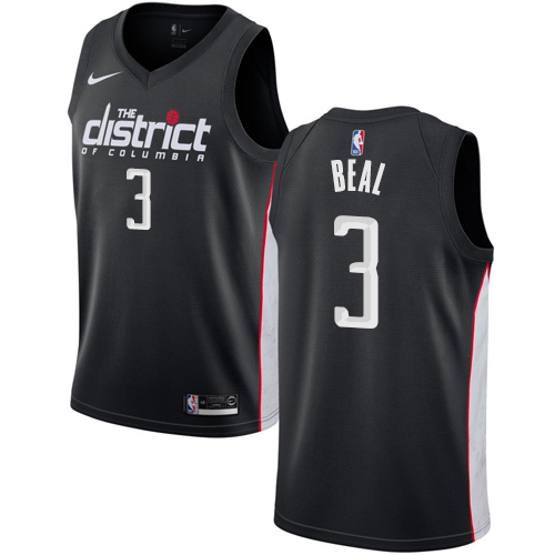 Men's Nike Washington Wizards #3 Bradley Beal Black Swingman Edition 2018/19 NBA Jersey