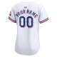 Women's Texas Rangers Nike White Home Limited Custom Jersey