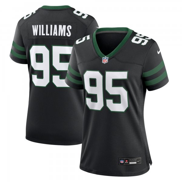 Women's New York Jets Quinnen Williams Nike Legacy Black Alternate Game Jersey