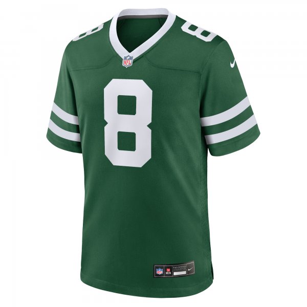 Men's New York Jets Aaron Rodgers Nike Legacy Green Game Jersey