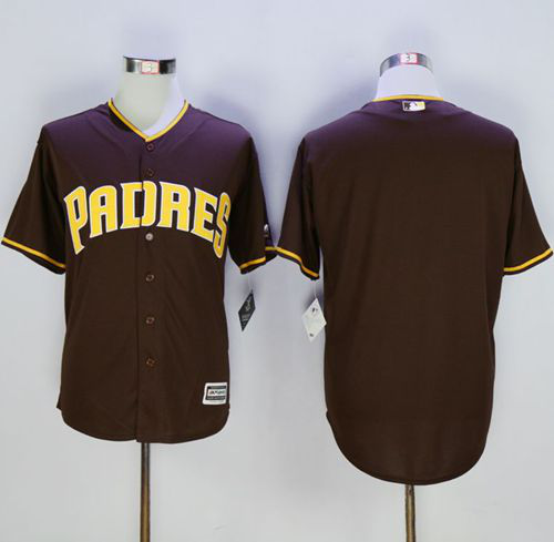 San Diego Padres Blank Brown New Cool Base Stitched MLB Jersey