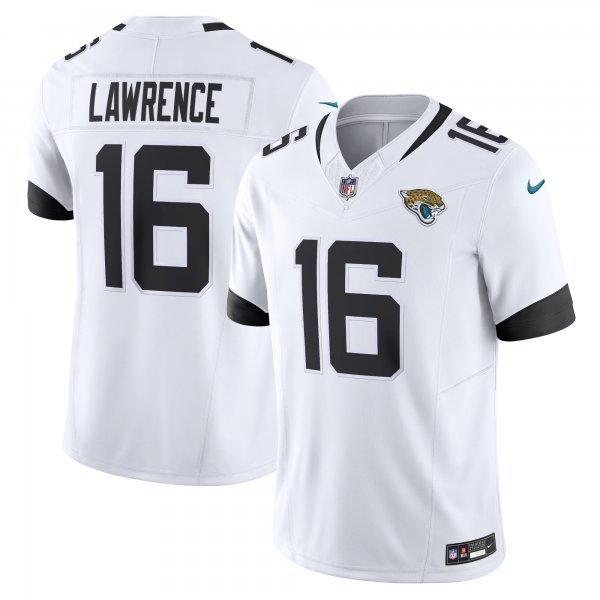 Men's Jacksonville Jaguars Trevor Lawrence Nike White Vapor F.U.S.E. Limited Jersey