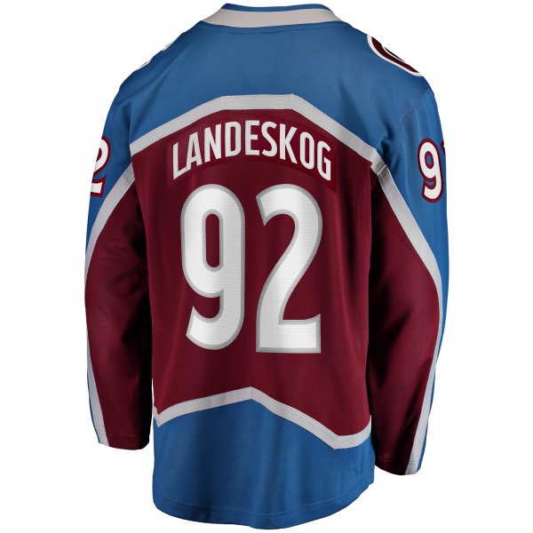 Men's Colorado Avalanche Gabriel Landeskog Fanatics Burgundy Home 2022 Stanley Cup Champions Breakaway Player Jersey