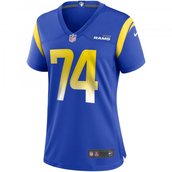 Women's Los Angeles Rams Merlin Olsen Nike Royal Game Retired Player Jersey