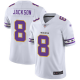 Baltimore Ravens #8 Lamar Jackson White Men's Stitched NFL Limited Team Logo Fashion Jersey