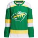 Men's Minnesota Wild  adidas Green 2023/24 Alternate Primegreen Jersey