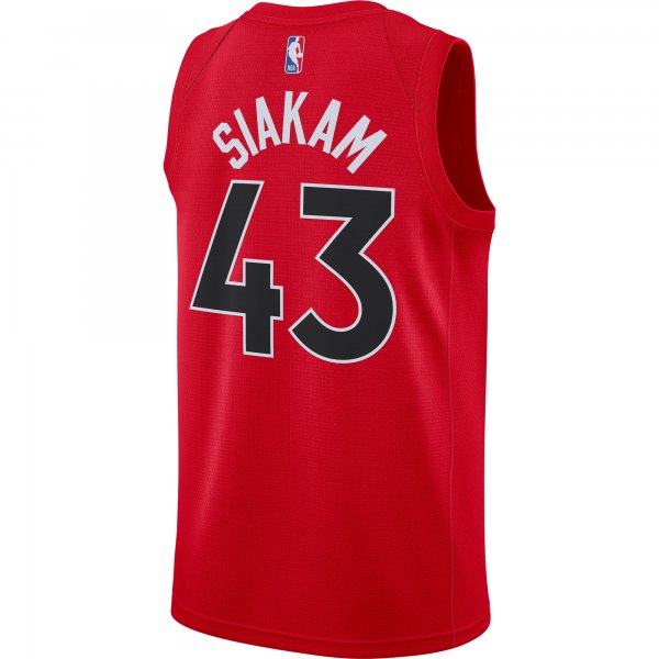 Men's Toronto Raptors Pascal Siakam Nike Red 2020/21 Icon Swingman Jersey