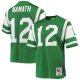 Men's New York Jets 1968 Joe Namath Mitchell & Ness Green Throwback Retired Player Jersey