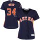 Houston Astros #34 Nolan Ryan Navy Blue Alternate 2017 World Series Champions Women's Stitched MLB Jersey