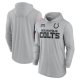 Men's Nike Gray Indianapolis Colts 2024 Salute to Service Lightweight Performance Long Sleeve Hoodie T-Shirt