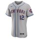 Men's New York Mets Francisco Lindor Nike Gray Road Player Jersey