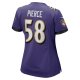 Women's Baltimore Ravens Michael Pierce Nike Purple Player Game Jersey