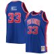 Men's Detroit Pistons Grant Hill Mitchell & Ness Blue 1995/96 Big & Tall Hardwood Classics Swingman Jersey