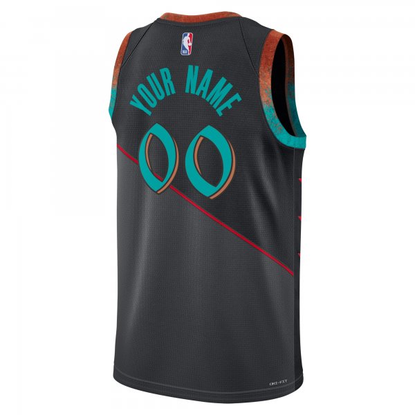 Unisex Washington Wizards  Nike Black 2023/24 Custom Swingman Jersey - City Edition