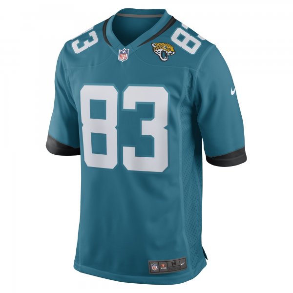 Men's Jacksonville Jaguars Jaylon Moore Nike Teal Game Player Jersey