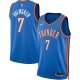 Men's Unisex Oklahoma City Thunder #7 Chet Holmgren Nike Blue Icon Edition Swingman Jersey