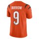 Men's Cincinnati Bengals Joe Burrow Nike Orange Vapor F.U.S.E. Limited Jersey