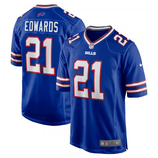 Men's Buffalo Bills Mike Edwards Nike  Royal  Game Jersey