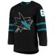 Men's San Jose Sharks Kevin Labanc adidas Black Alternate Jersey